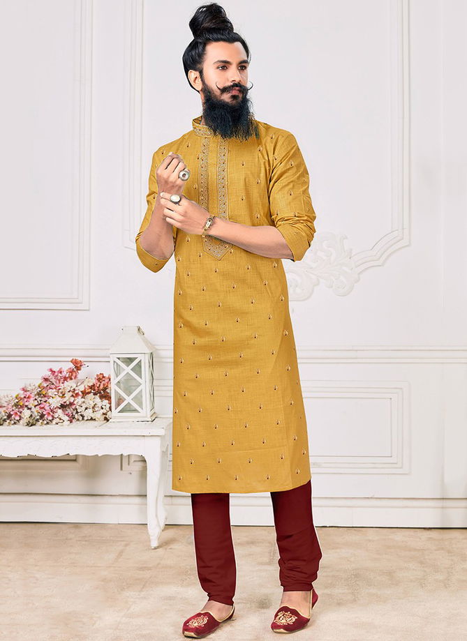 REYAANSH Festive Wear Wholesale Kurta Pajama Mens Collection